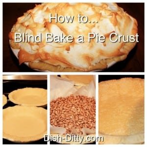 How to Blind Bake a Pie by Dish Ditty Recipes