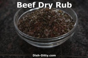 Beef Dry Rub by Dish Ditty Recipes