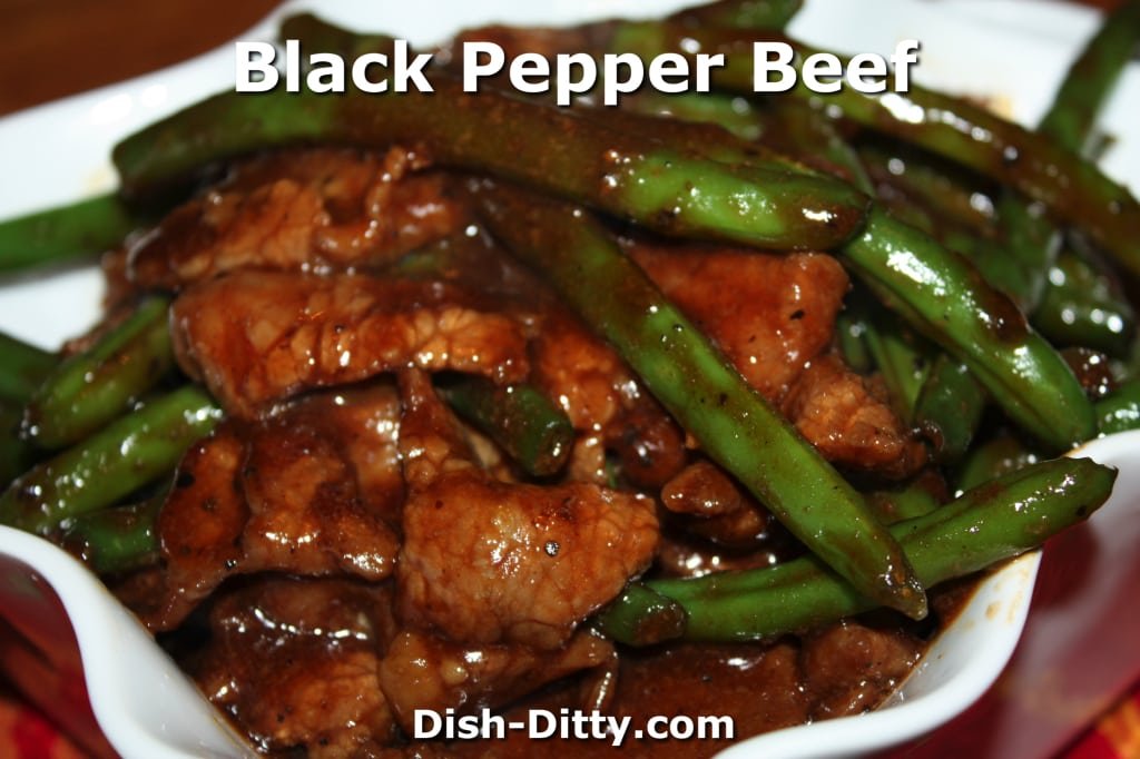 Black Pepper Beef with Green Beans by Dish Ditty Recipes