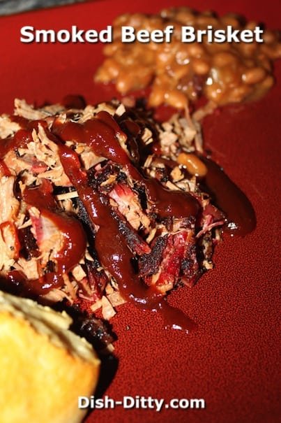 Smoked Beef Brisket by Dish Ditty Recipes