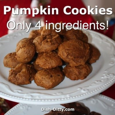 Pumpkin Cake Mix Cookies