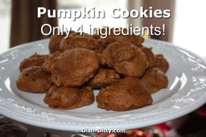 Pumpkin Cookies by Dish Ditty Recipes