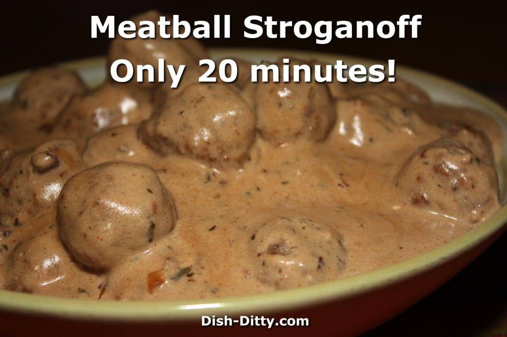20 Minute Meatball Stroganoff Recipe