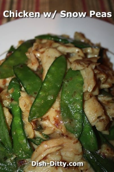Chicken with Snow Peas by Dish Ditty Recipes