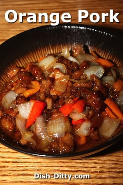 Chinese Orange Pork Stir Fry by Dish Ditty Recipes