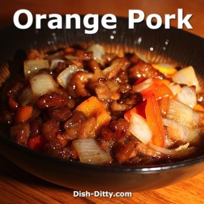 Chinese Orange Pork Stir-Fry
