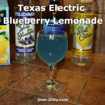 Texas Electric Blueberry Lemonade by Dish Ditty Recipes