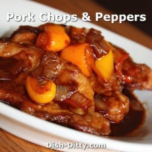Pork Chops & Peppers Chinese Style