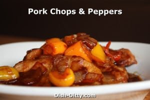 Pork Chops & Peppers Chinese Style by Dish Ditty Recipes
