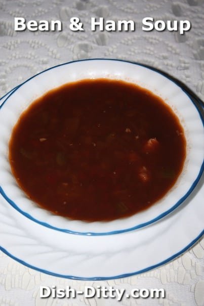 Bean & Ham Soup by Dish Ditty Recipes