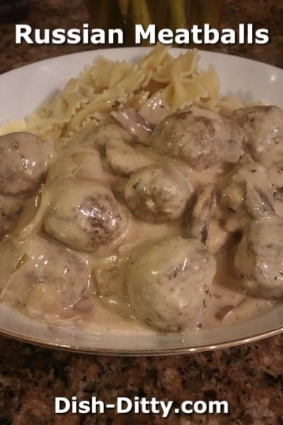 Russian Meatballs by Dish Ditty Recipes