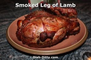 Smoked Leg of Lamb by Dish Ditty Recipes