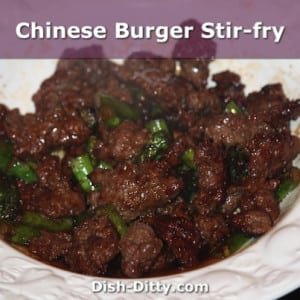 Chinese Hamburger Stir-Fry