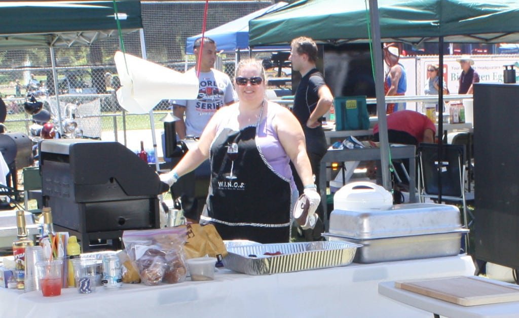 Cooking at SVBBQ Last year