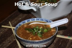 Hot & Sour Soup by Dish Ditty Recipes
