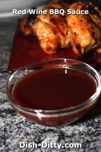 Red Wine BBQ Sauce by Dish Ditty
