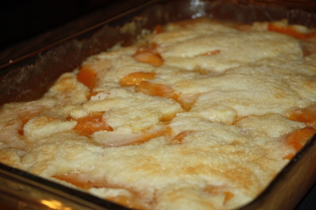 Magic Peach Cobbler