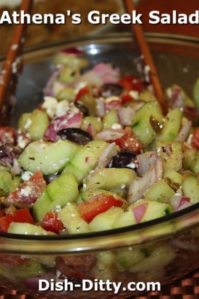 Athena's Greek Salad by Dish Ditty Recipes