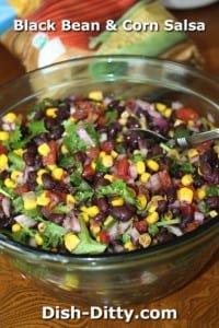 Black Bean & Corn Salsa by Dish Ditty Recipes