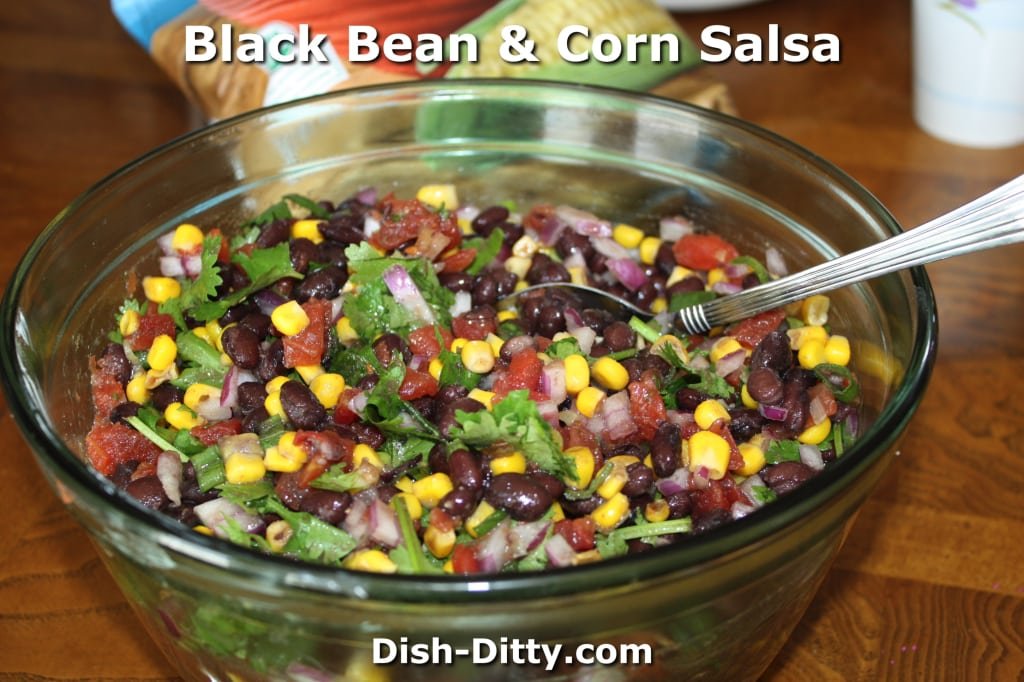 Black Bean & Corn Salsa by Dish Ditty Recipes