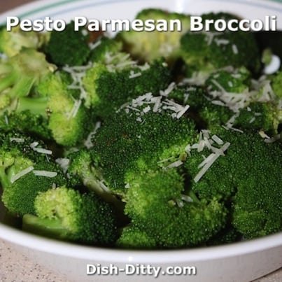 Pesto Parmesan Broccoli