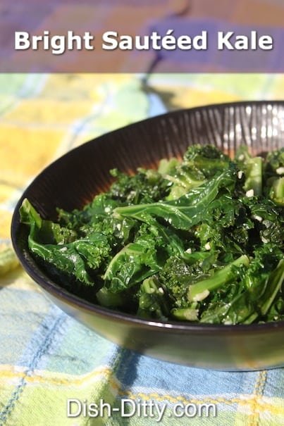 Bright Sautéed Kale by Dish Ditty Recipes