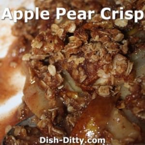 Apple Pear Crisp