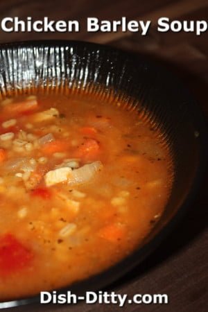 Chicken Tomato Barley Soup Recipe – Dish Ditty