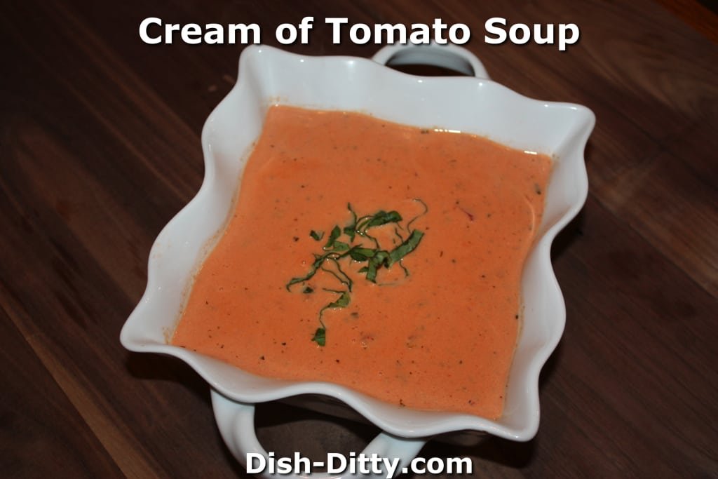 Cream of Tomato Soup by Dish Ditty Recipes