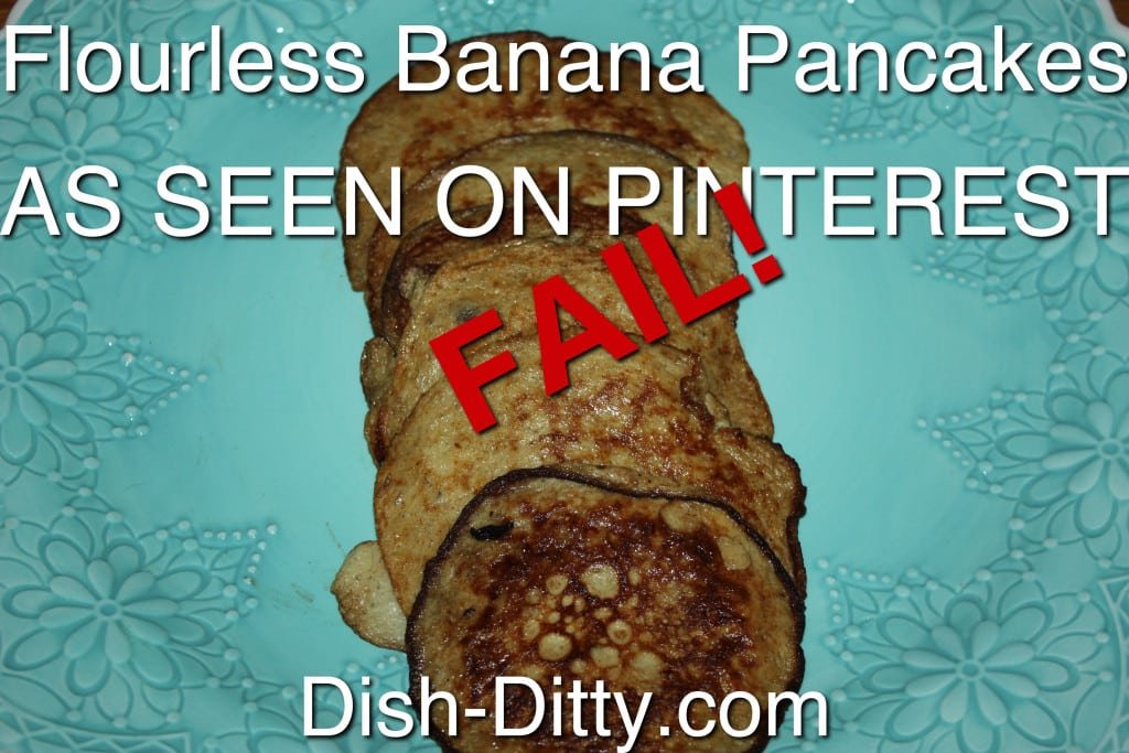 Flourless Banana Pancakes - As Seen On Pinterest FAIL!