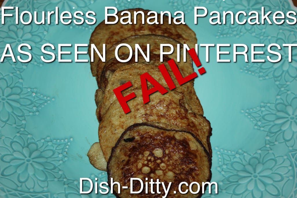 Flourless Banana Pancakes – As Seen On Pinterest FAIL!