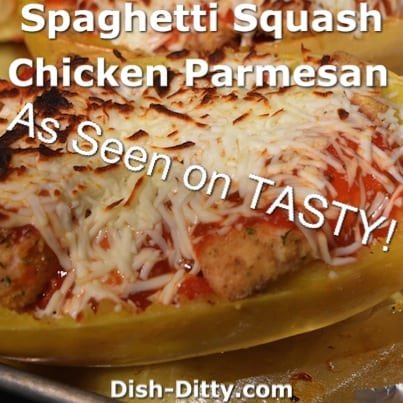 Spaghetti Squash Chicken Parmesan