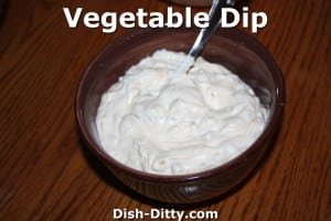 Vegetable Dip by Dish Ditty Recipes