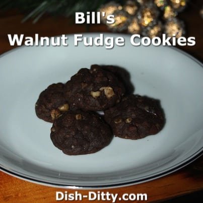 Walnut Fudge Cookies