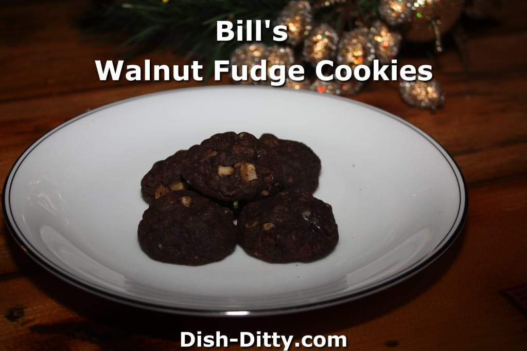 Bill’s Walnut Fudge Cookies Recipe