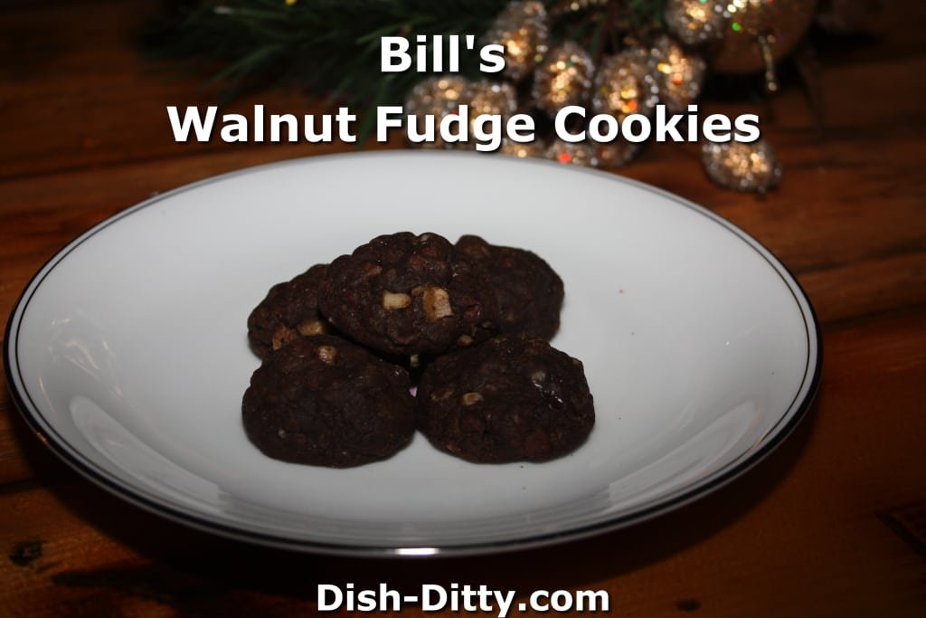 Bill’s Walnut Fudge Cookies Recipe