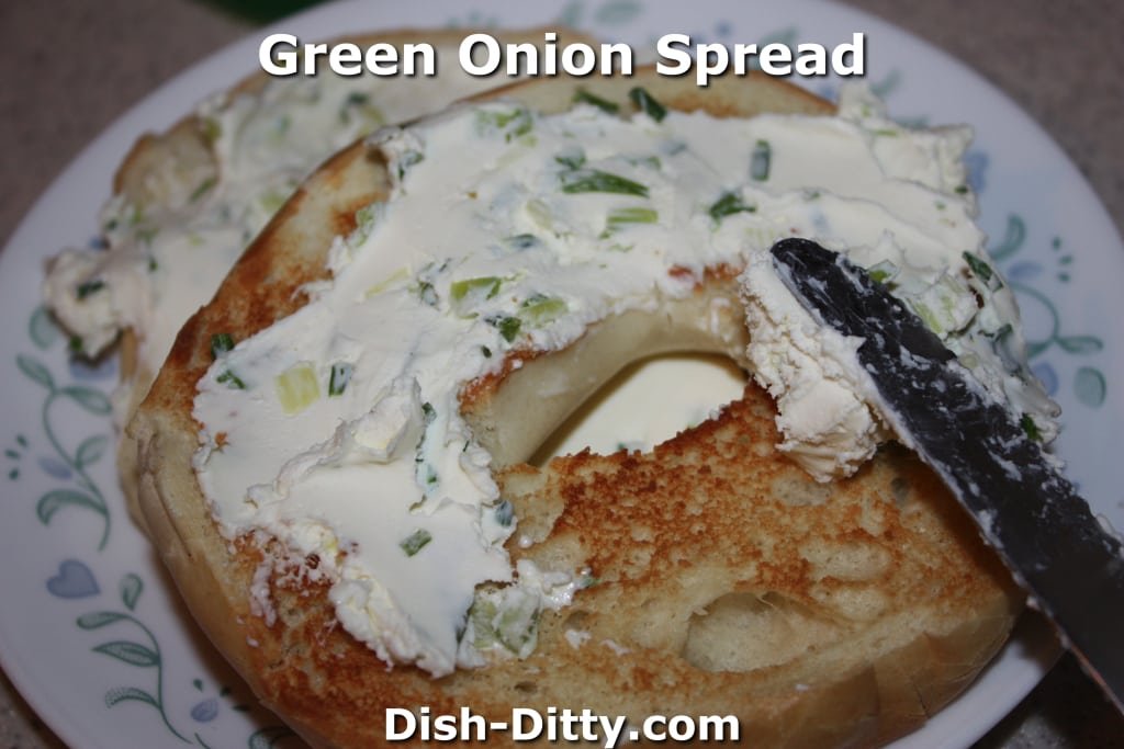 Chive & Green Onion Bagel Spread by Dish Ditty Recipes