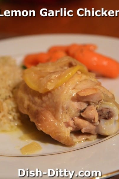 Lemon Garlic Chicken by Dish Ditty Recipes