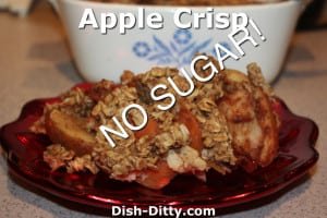 Apple Crisp (No Added Sugar) by Dish Ditty Recipes