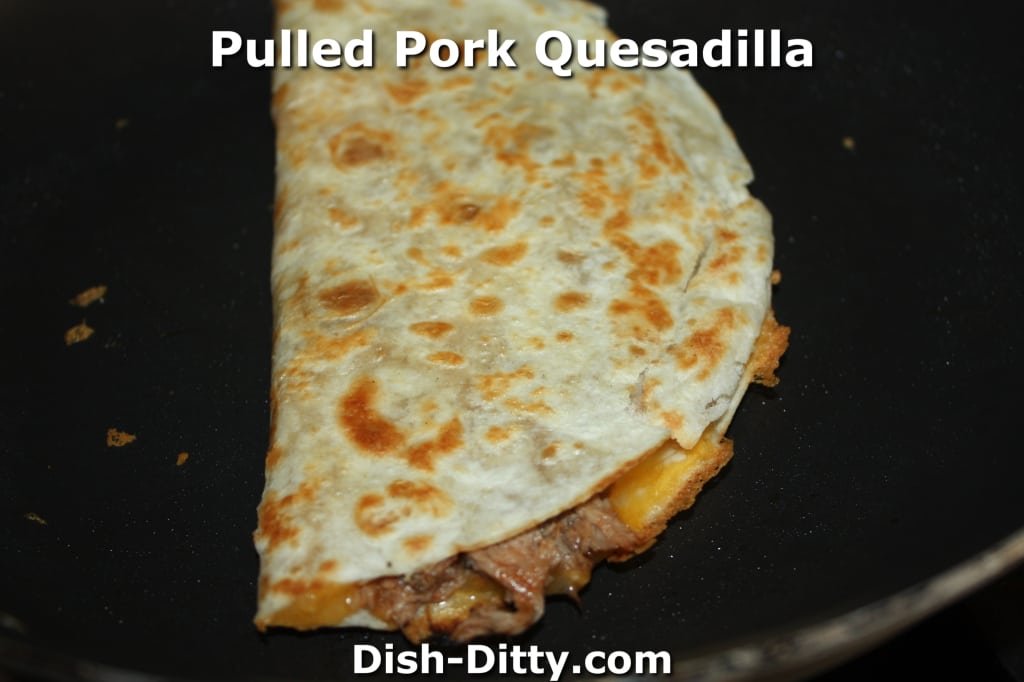 Pulled Pork Quesadilla by Dish Ditty Recipes