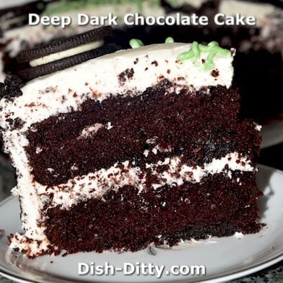 Deep Dark Chocolate Cake