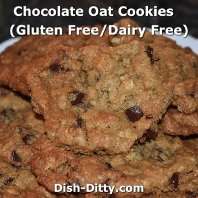 Chocolate Oat Cookies – Gluten Free & Dairy Free
