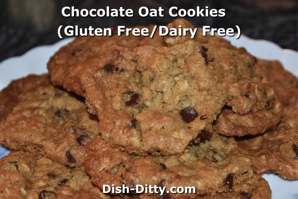 Chocolate Oat Cookies (Gluten Free/Dairy Free) by Dish Ditty Recipes