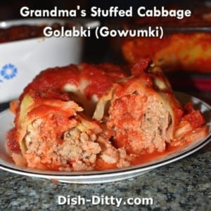 Stuffed Cabbage (Polish Golabki ‘Gowumki’)