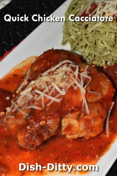 Quick Chicken Cacciatore by Dish Ditty Recipes