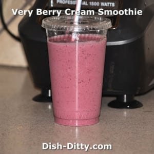 Very Berry Cream Smoothie