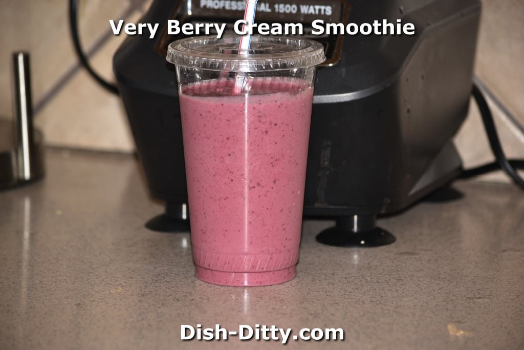 Very Berry Cream Smoothie by Dish Ditty Recipes
