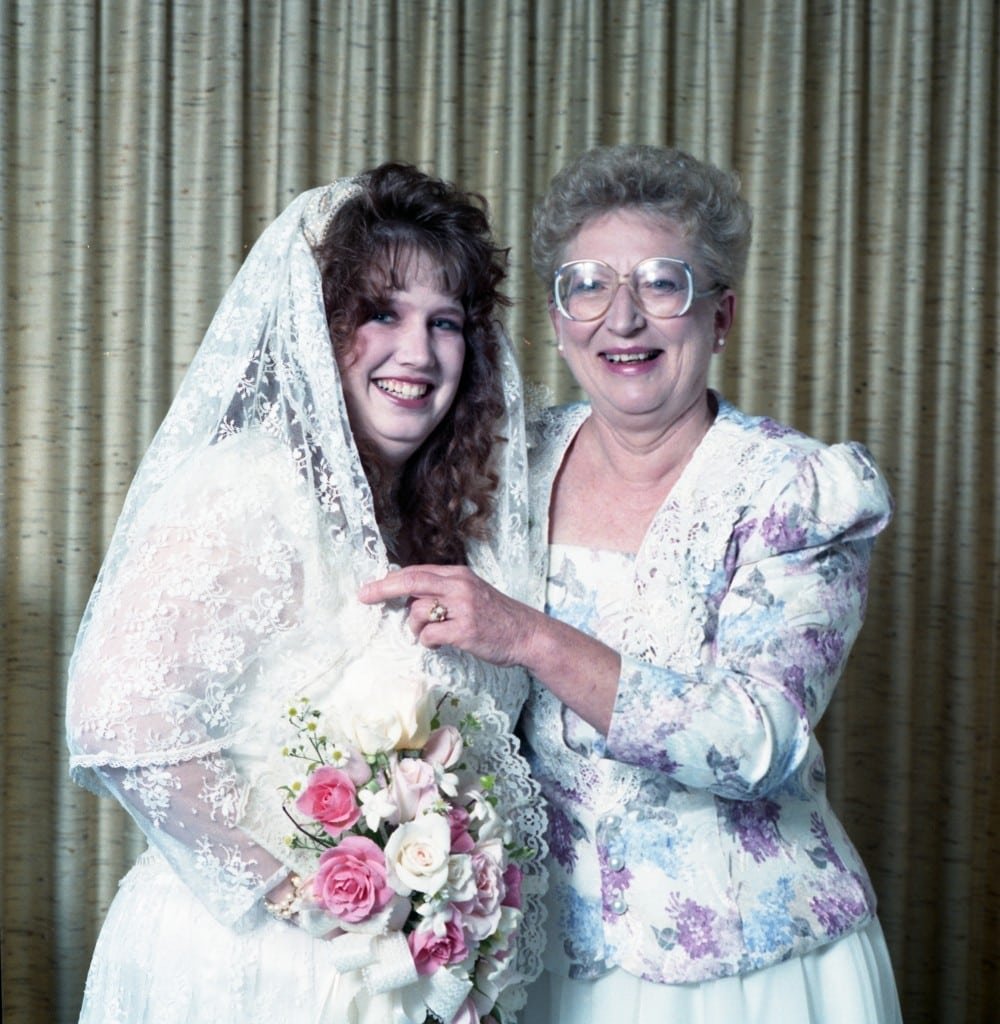 Me & my mom on my wedding day
