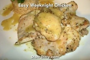 Easy Weeknight Chicken Recipe by Dish Ditty Recipes