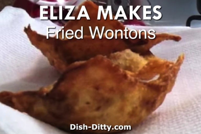 Eliza Makes Fried Wontons Recipe